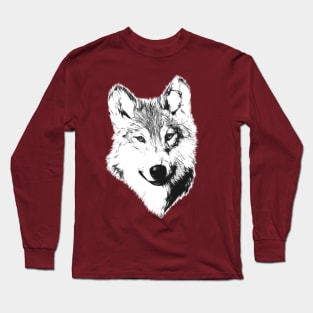 Arctic Wolf - Contemplation Long Sleeve T-Shirt